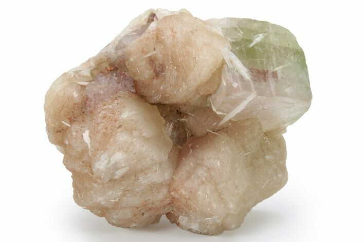 Zoned Apophyllite, Scolecite & Peach Stilbite Association - India #223956